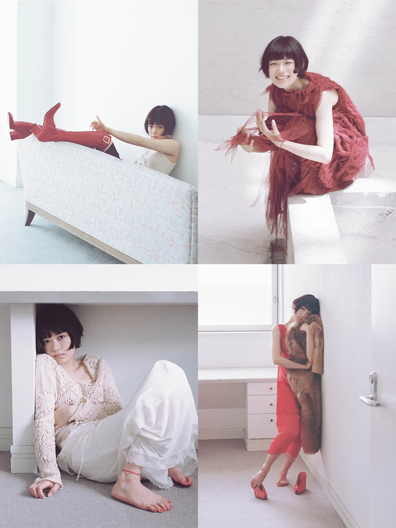 杉咲花がまとう「赤」。映画『ミーツ・ザ・ワールド』や自身の“推し活”について語る