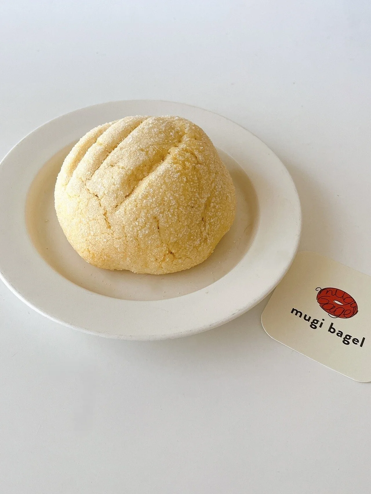 目黒のベーグル専門店で見つけた新食感！【ムギベーグル｜メロンベーグル】