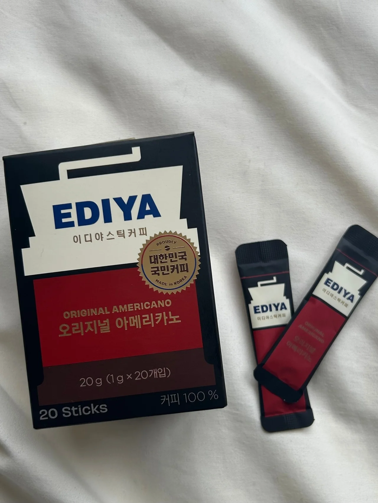 韓国ドラマのあのドリンクを手軽に楽しめる【EDIYA COFFEE(イディヤコーヒー)】のインスタントアメリカーノ