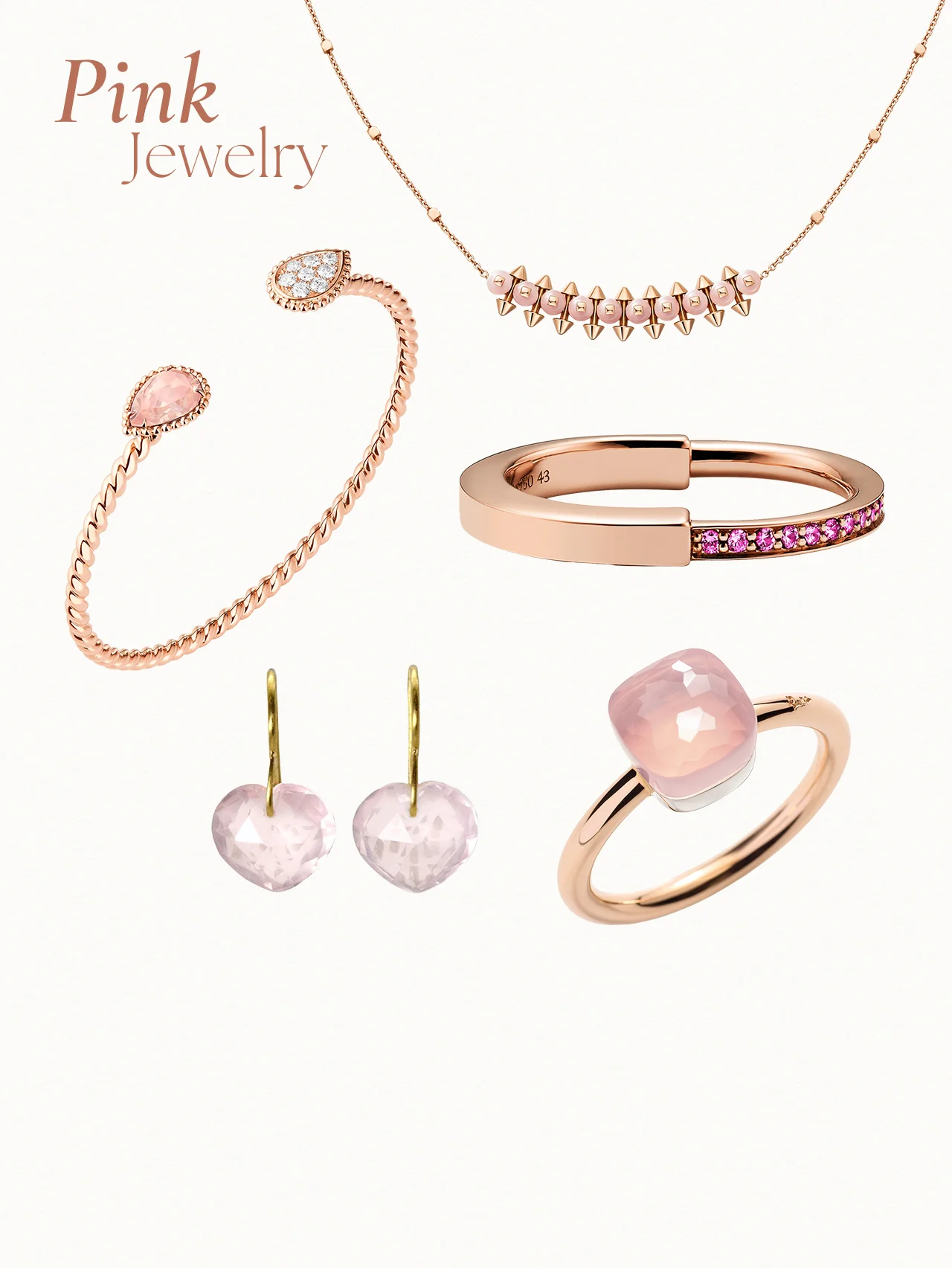 桜色に心ときめく“ピンクのお守りジュエリー”｜春の余韻とともに幸運の輝きを