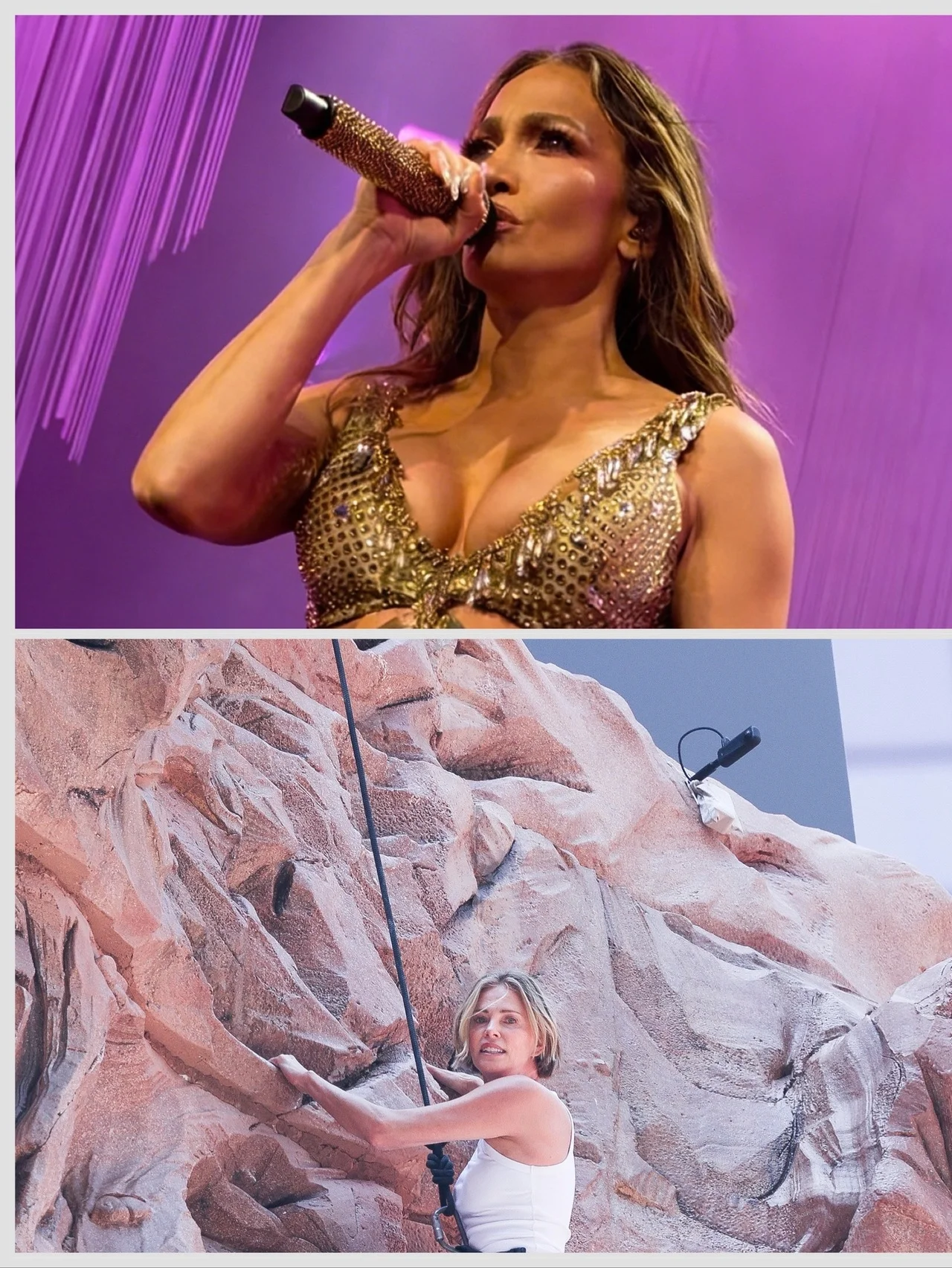 ジェニファー・ロペス56歳、衝撃のシックスパックに視線集中！  シャーリーズ・セロン50歳がロッククライミングで披露した驚異の身体能力も話題に