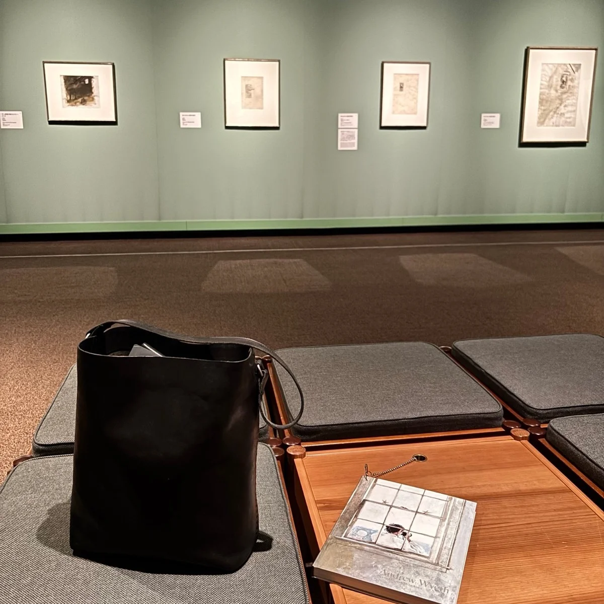 【Dove&Olive】ワイエスという名前のショルダーバッグを持って、美術館へ