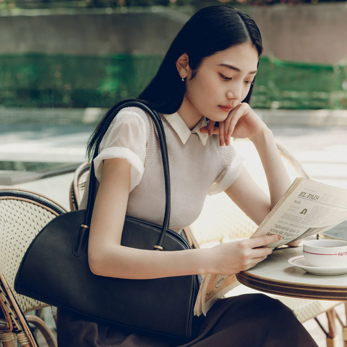 【LUMEN（ルメン）】の「ANNEAU FRAME」バッグがSPURSHOPだけの素材で登場！