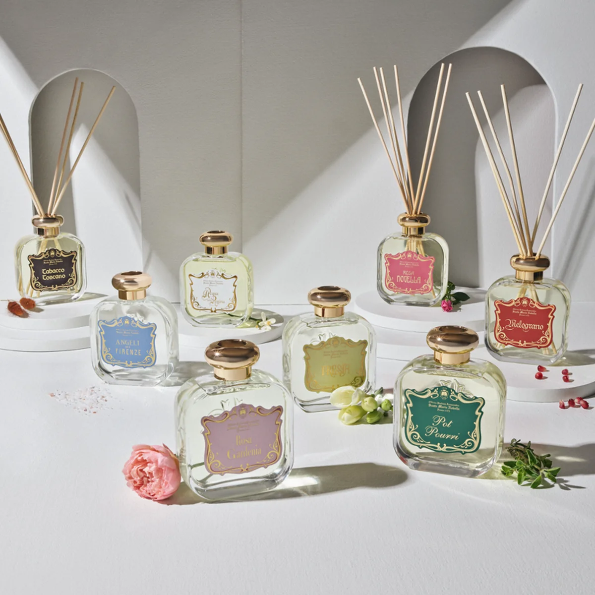 洗練された香りで空間を満たして。【サンタ・マリア・ノヴェッラ】のアイコニックなコレクション「フィレンツェ1221エディション」にディフューザーが登場！