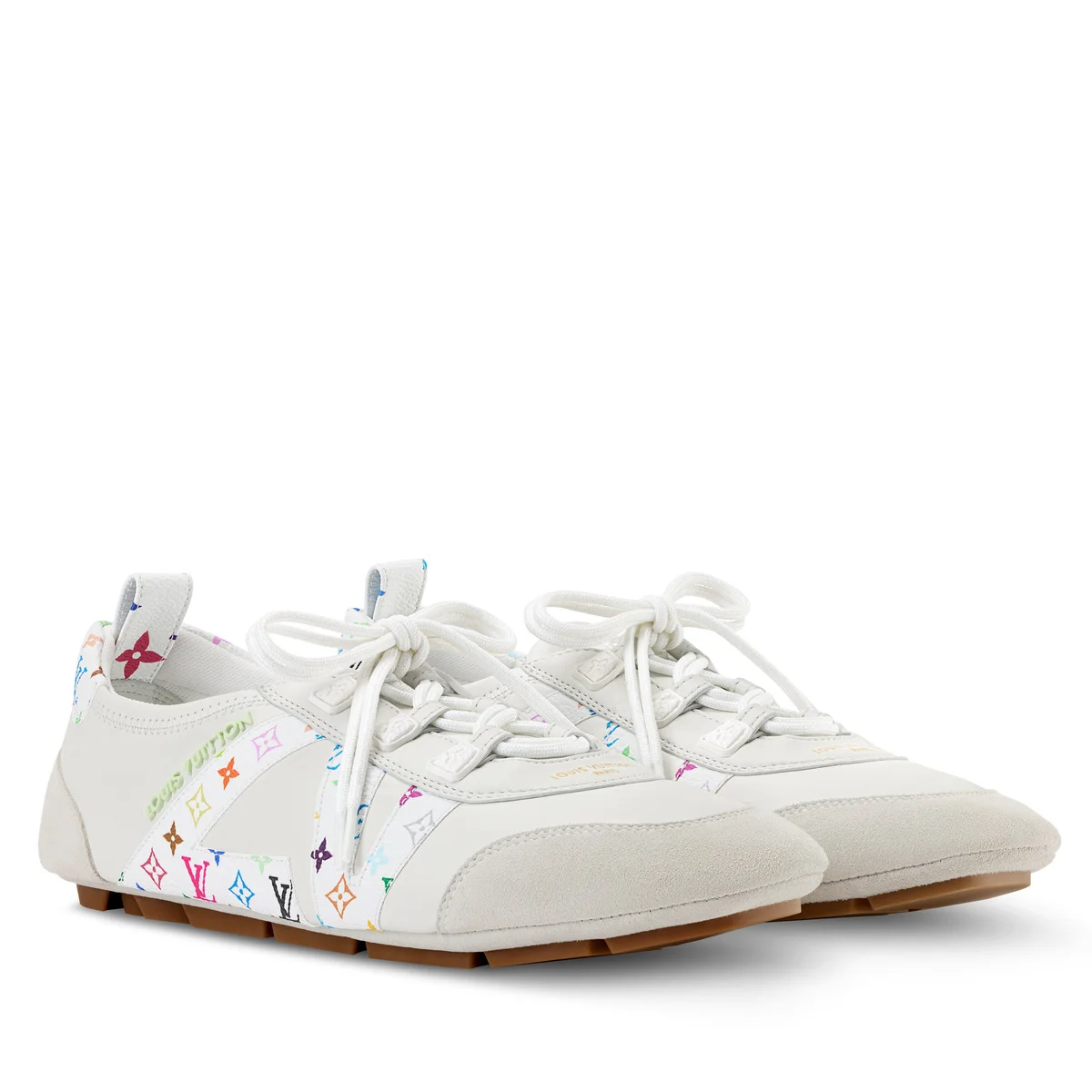 【ルイ・ヴィトン】から、村上隆によるモノグラム・マルチカラーが足もとを彩る新作シューズが発売