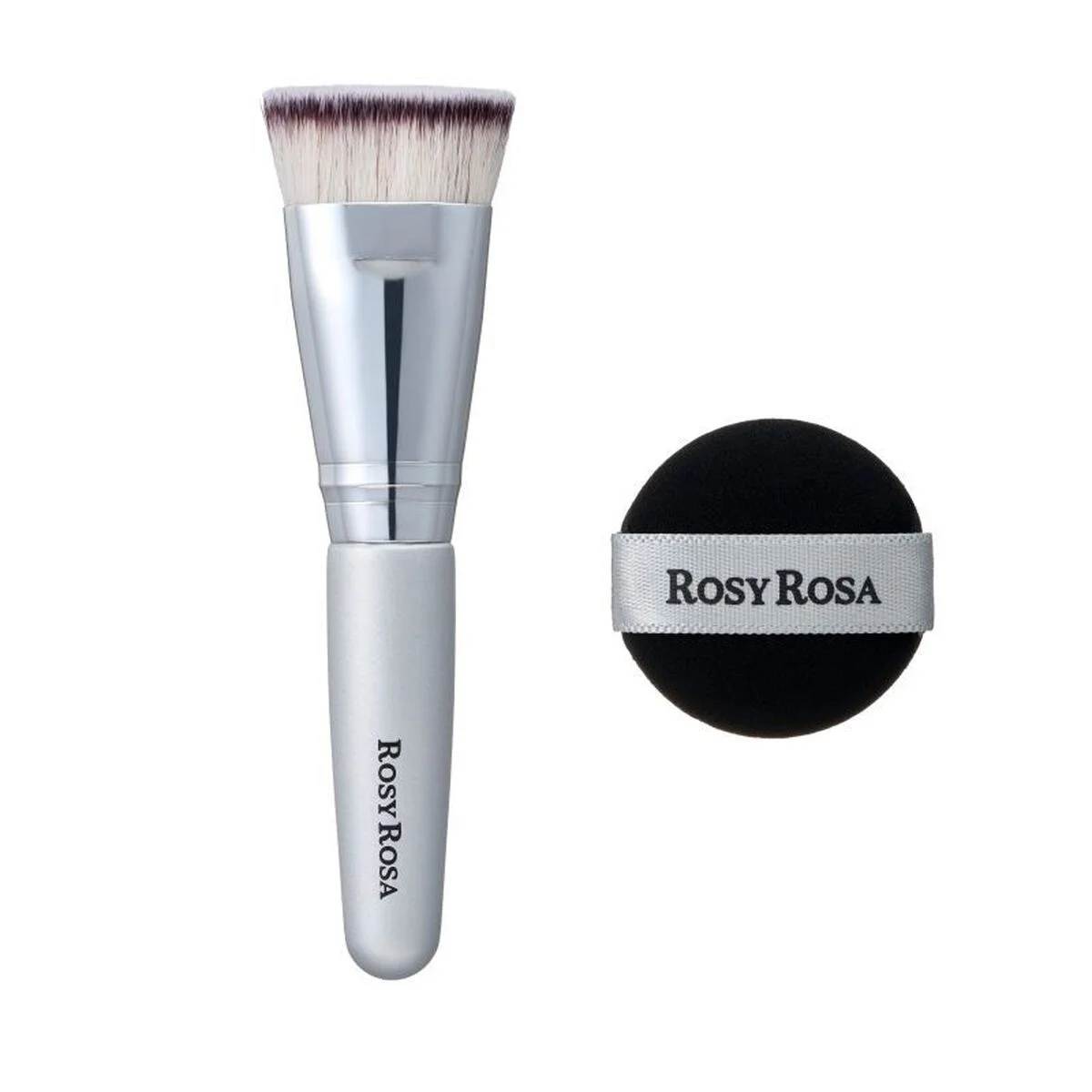 【ロージーローザ】“全ファンデ対応”のマルチブラシ＆パフが、携帯しやすいプチサイズに！