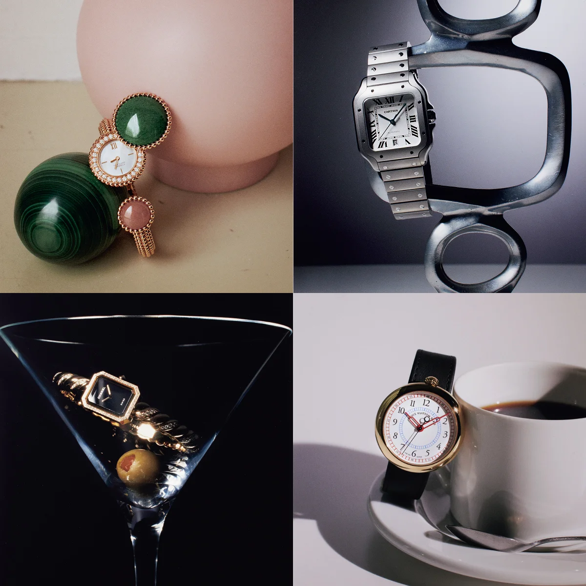 シカクか、マルか——ハイブランドの【腕時計】12本、究極の選択