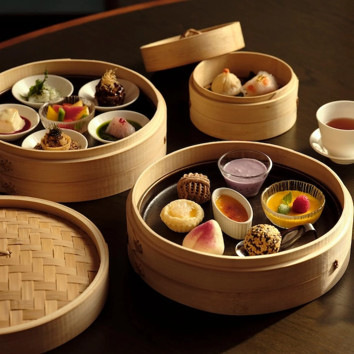 洗練された点心やスイーツを一口ずつ堪能。ジャヌ東京の中国料理、虎景軒に「Bamboo Afternoon Delights」登場
