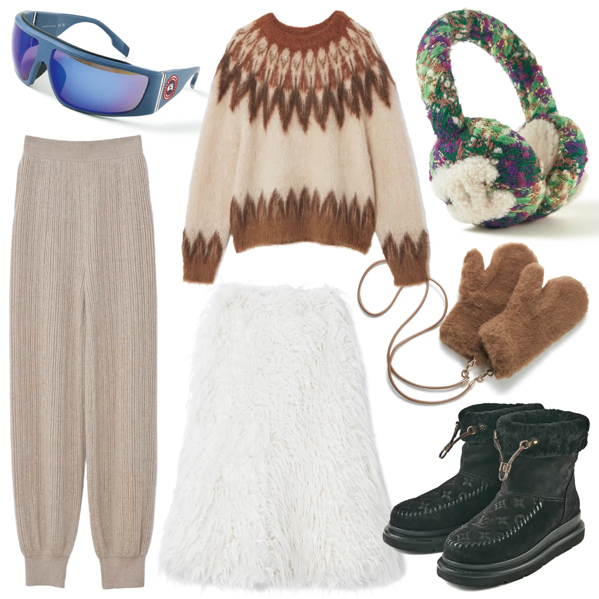 モードと暖かさを両立する、【アフタースキー】スタイル