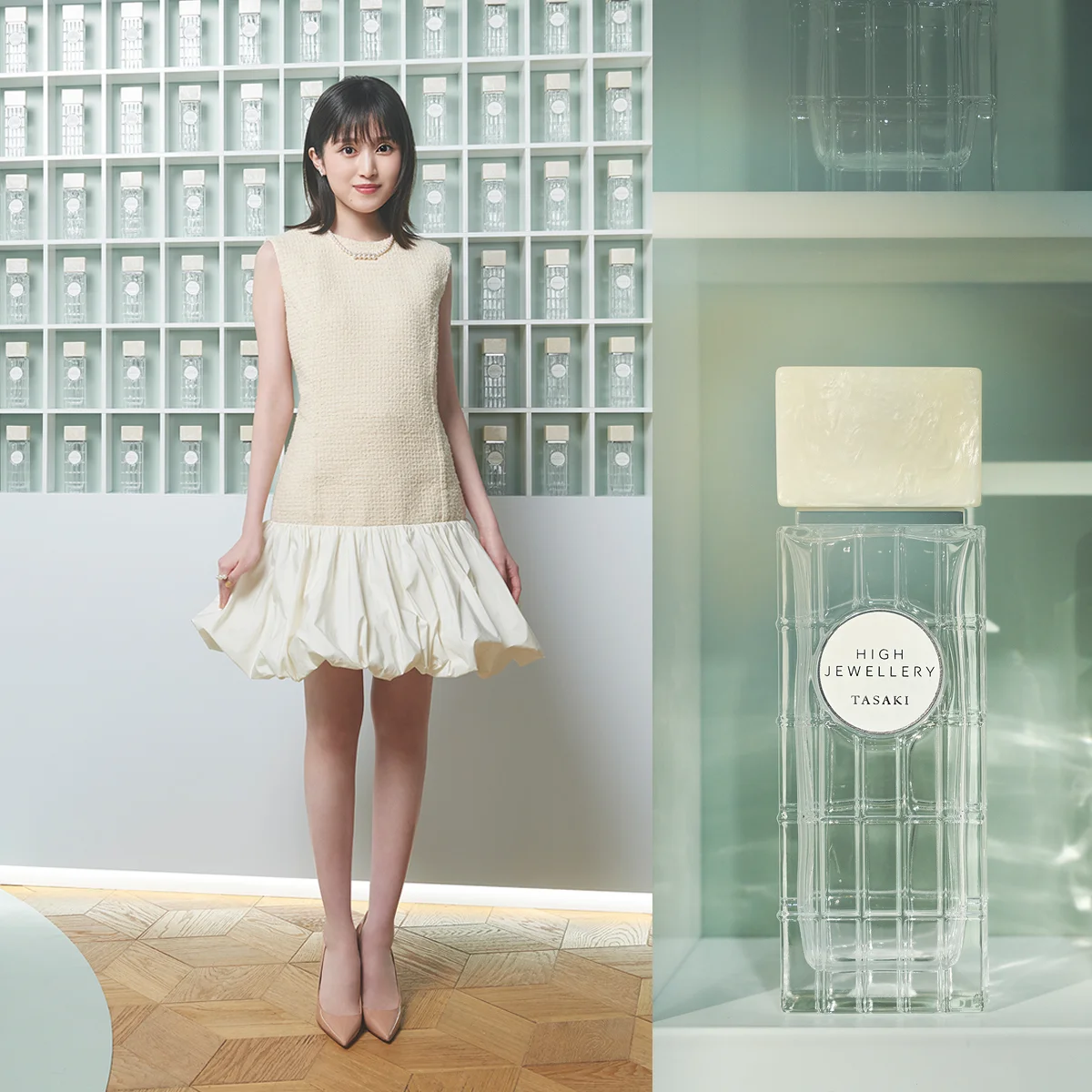 福本莉子がまとう、TASAKI初のフレグランス
