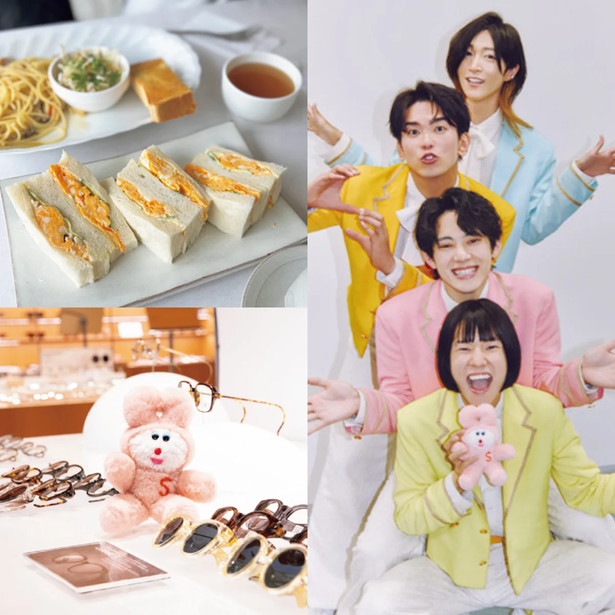 人気急上昇中の4人組グループ、モナキとSPUR公式キャラクター、しゅぷるんがトーク！