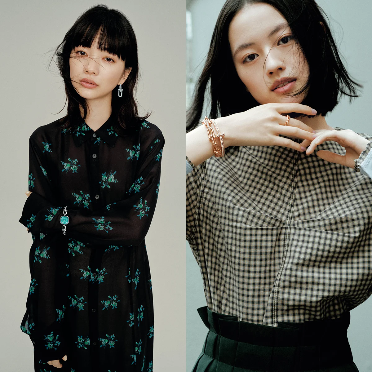 見上愛と上坂樹里　ティファニーとしなやかな風にのって