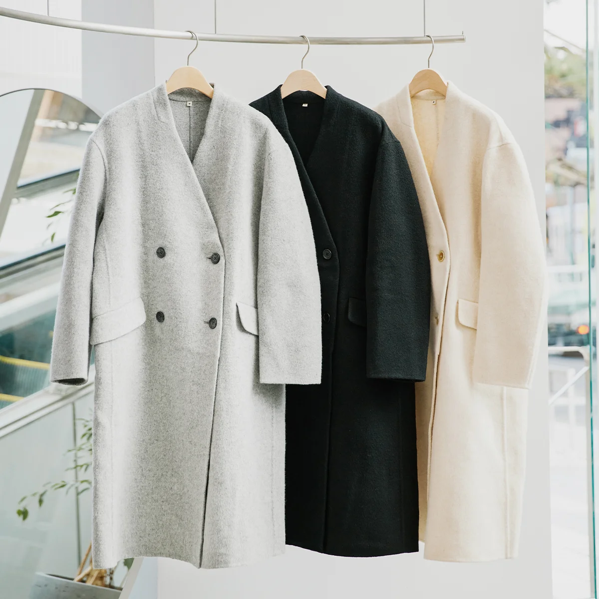 【MUJI Labo】主役アウターの着こなし公開