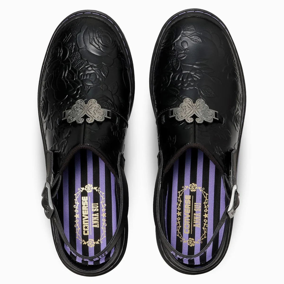 【コンバース】×【アナ スイ】コラボシューズが登場！ プラットフォームスニーカー2型がラインナップ