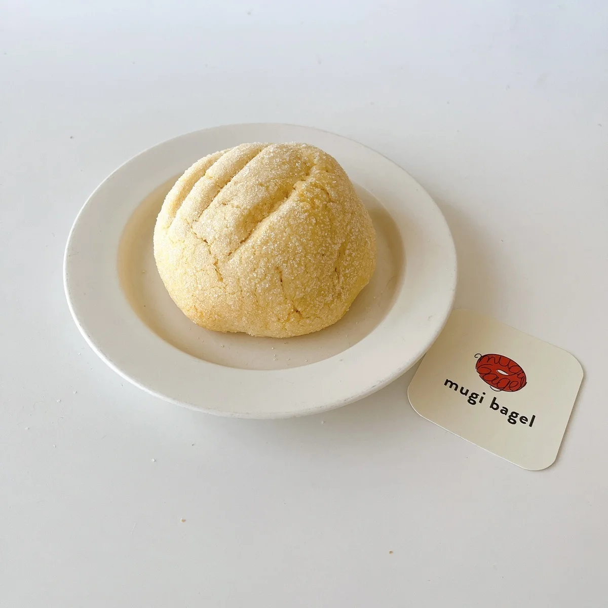 目黒のベーグル専門店で見つけた新食感！【ムギベーグル｜メロンベーグル】