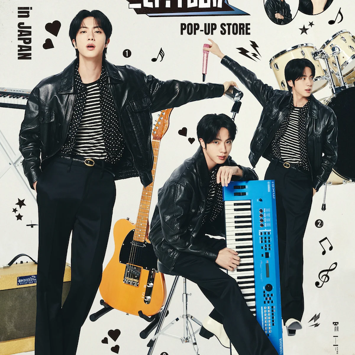 JINの「#RUNSEOKJIN_EP.TOUR in JAPAN」に合わせて、ポップアップストアが東京と大阪で開催！