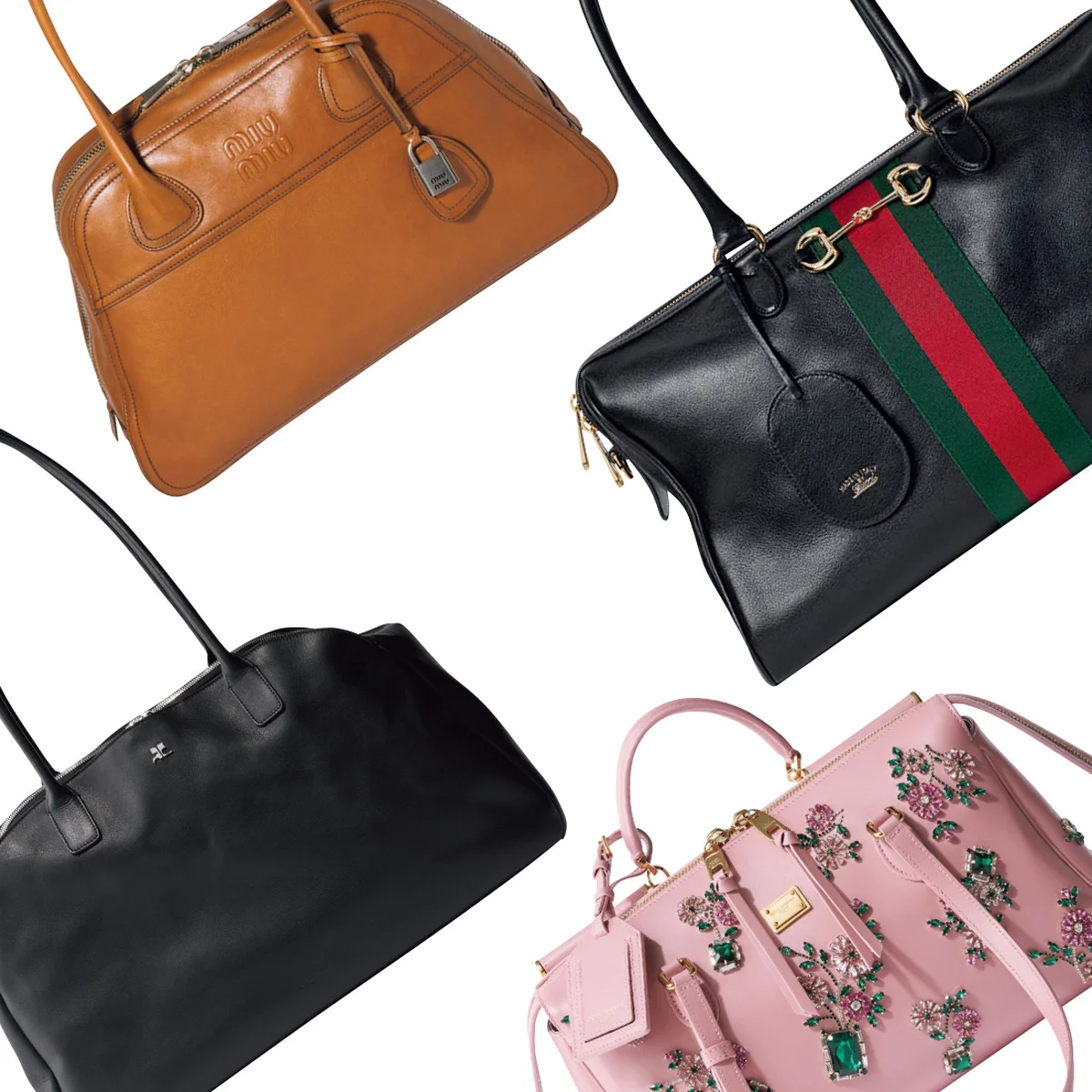 ジェットセッターの【1泊2日ボストンバッグ】６選 ｜ ザ・ロウ、グッチ、ミュウミュウetc.