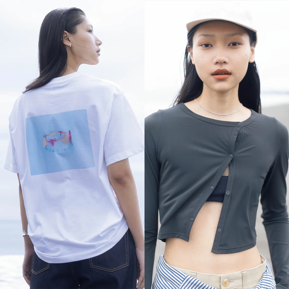 夏に向けて手に入れたい、アートTシャツ、UVカーディガンが新登場！｜ SPURSHOP４月の新作