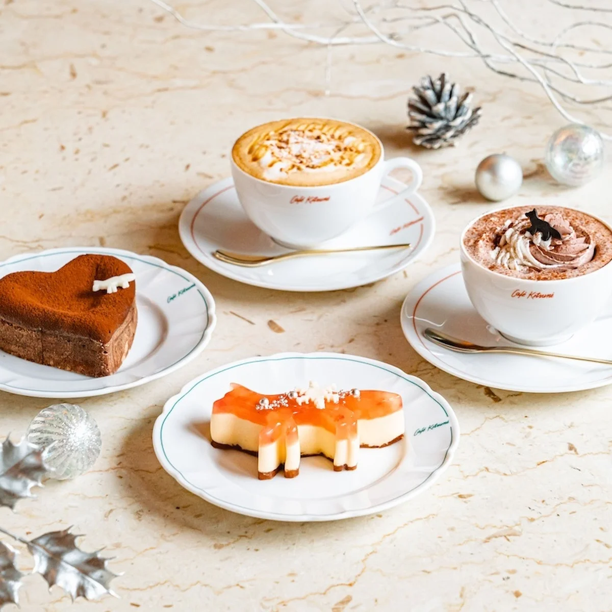 【カフェ キツネ】でホリデーシーズンを楽しく、温かく。全国5店舗に冬の限定メニューが登場