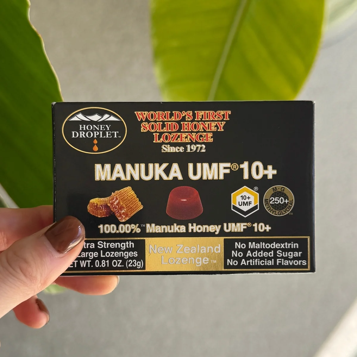 寝起きの喉やっちゃったかも、に【ハニードロップレット】のマヌカハニードロップが効く！