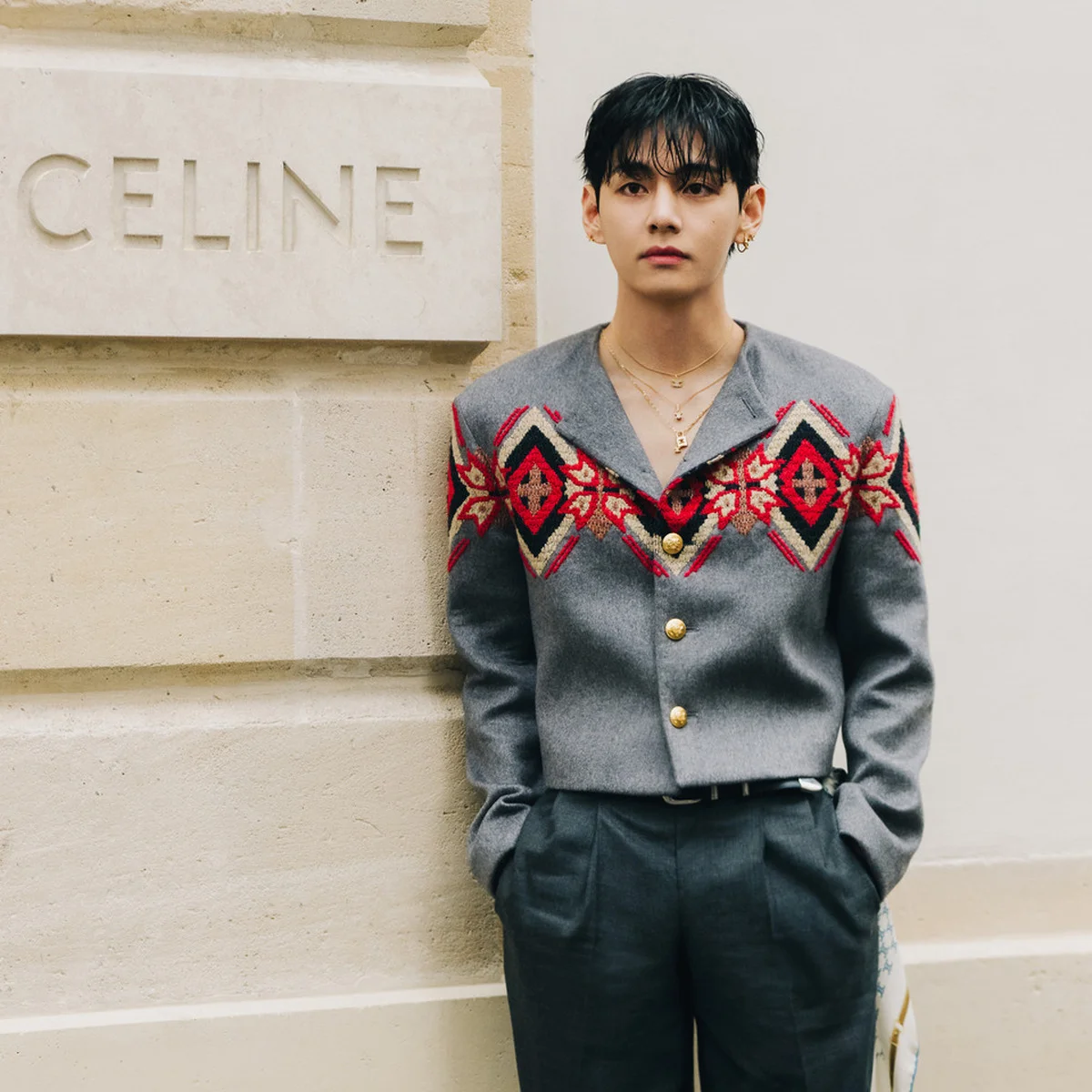 #BTS #V や #パクボゴム #ペスジ が来場！ 【セリーヌ】の2026年春コレクション 
