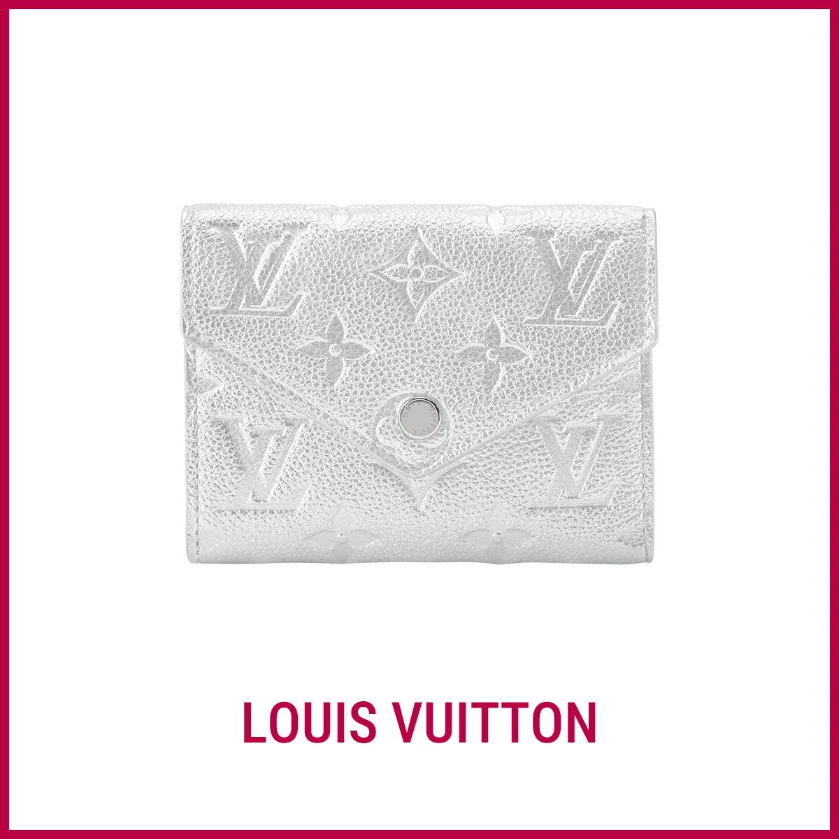 【ルイ・ヴィトン】の財布。ホリデーシーズンを彩る、シルバーのきらめき