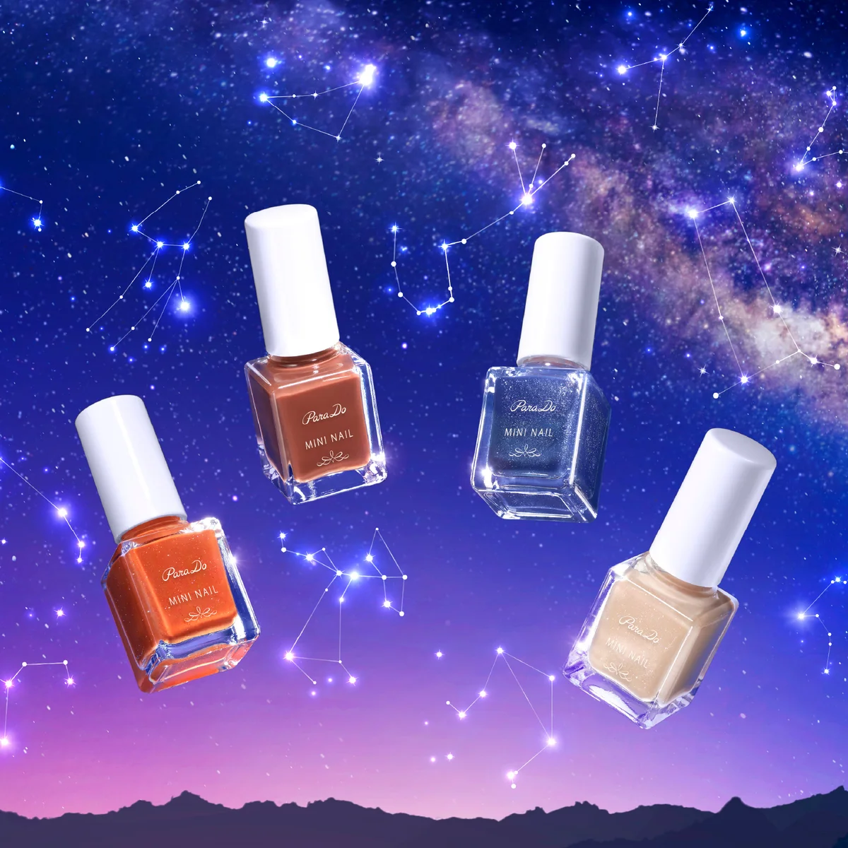 12星座エレメントで選ぶ冬ネイル。【パラドゥ】ネイル新色は、火・風・地・水をイメージ