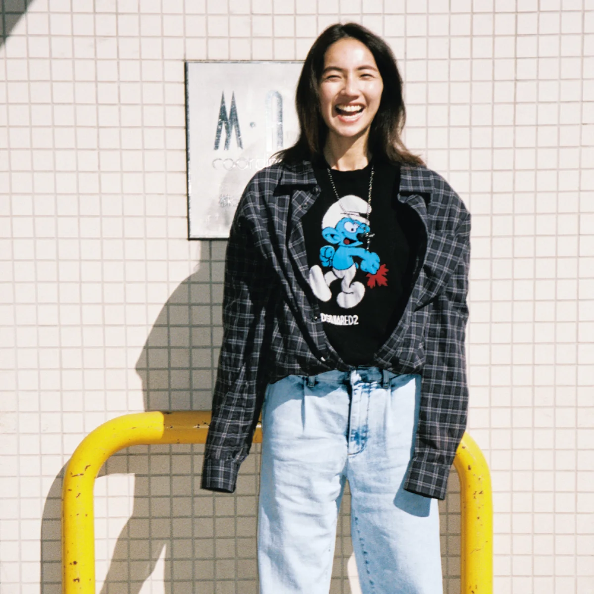 仁村紗和がDSQUARED2をプレイフルに纏う