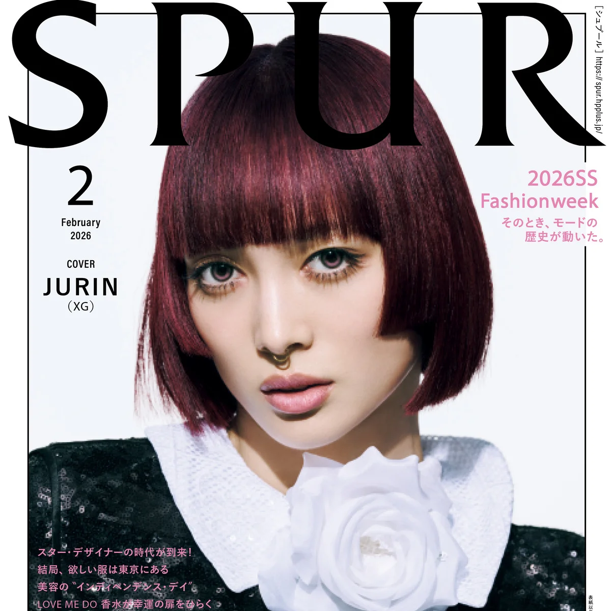 XG【JURIN】、SPUR初登場で初表紙！カバーカット撮影裏話を公開【SPUR2月号】