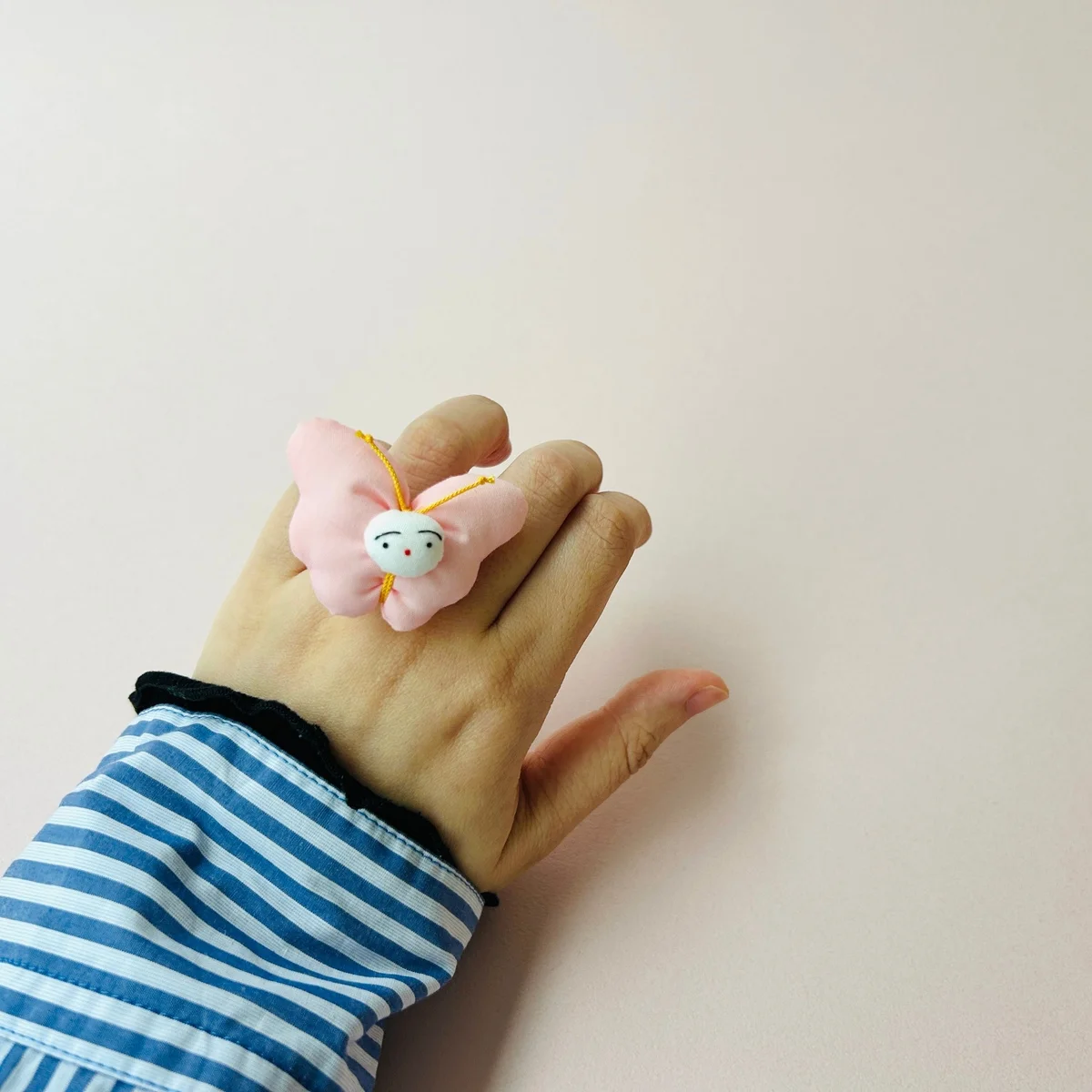 桃の節句に【TOMOMI TOMA】のちょうちょリング