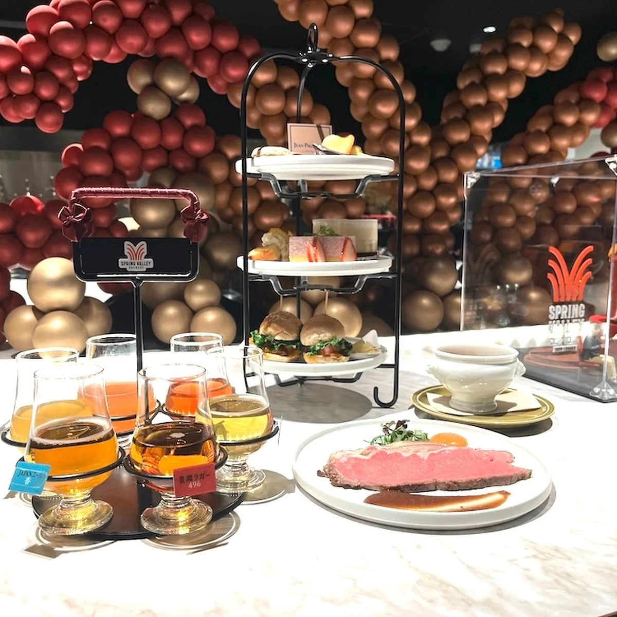 バレンタイン限定！ 【スプリングバレーブルワリー東京】でクラフトビールと【ジャン＝ポール・エヴァン】のスイーツのマリアージュを堪能