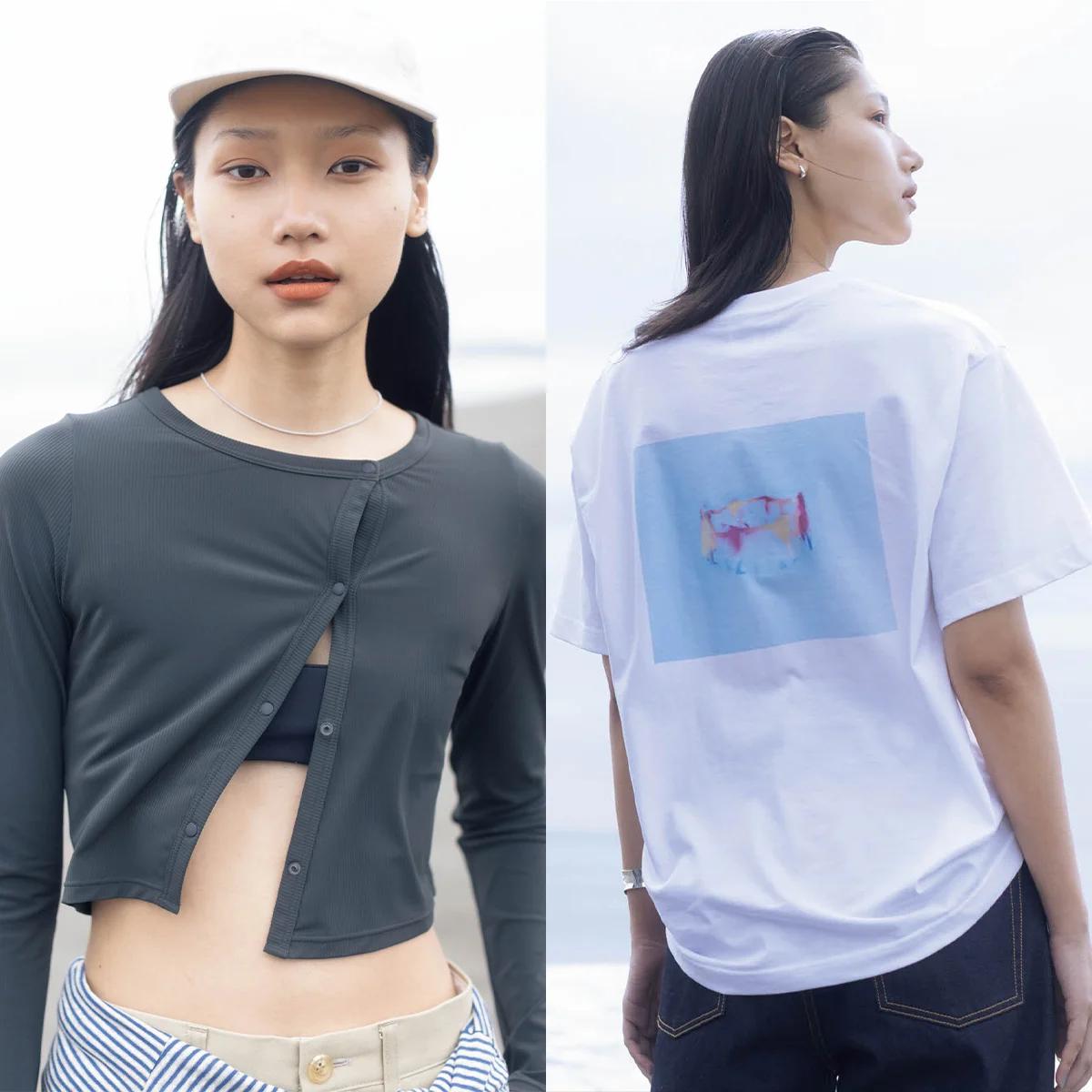 夏に向けて手に入れたい、アートTシャツ、UVカーディガンが新登場！｜ SPURSHOP４月の新作