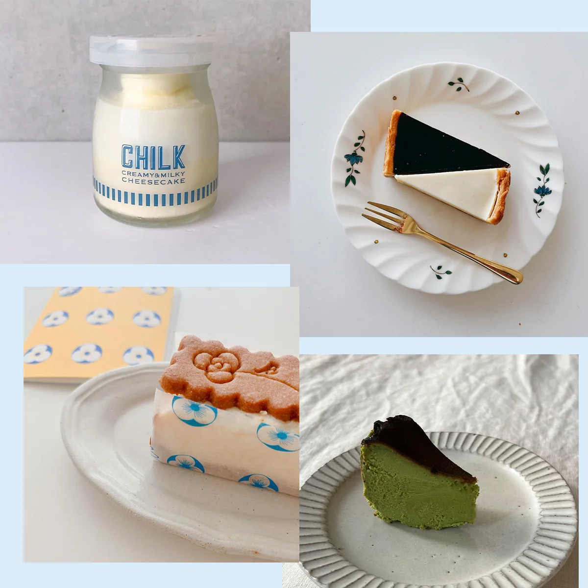 夏に食べたい、ひんやり【チーズケーキ４選】【＃SPURおやつ部まとめ】