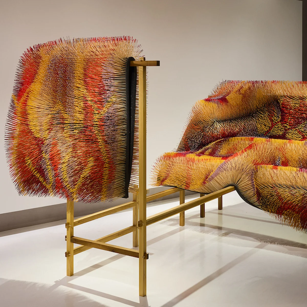 60,000本の竹串が生み出す非日常の景色を体感。We Make Carpetsの特別展がISSEY MIYAKE SEMBA | CREATION SPACEで開催中