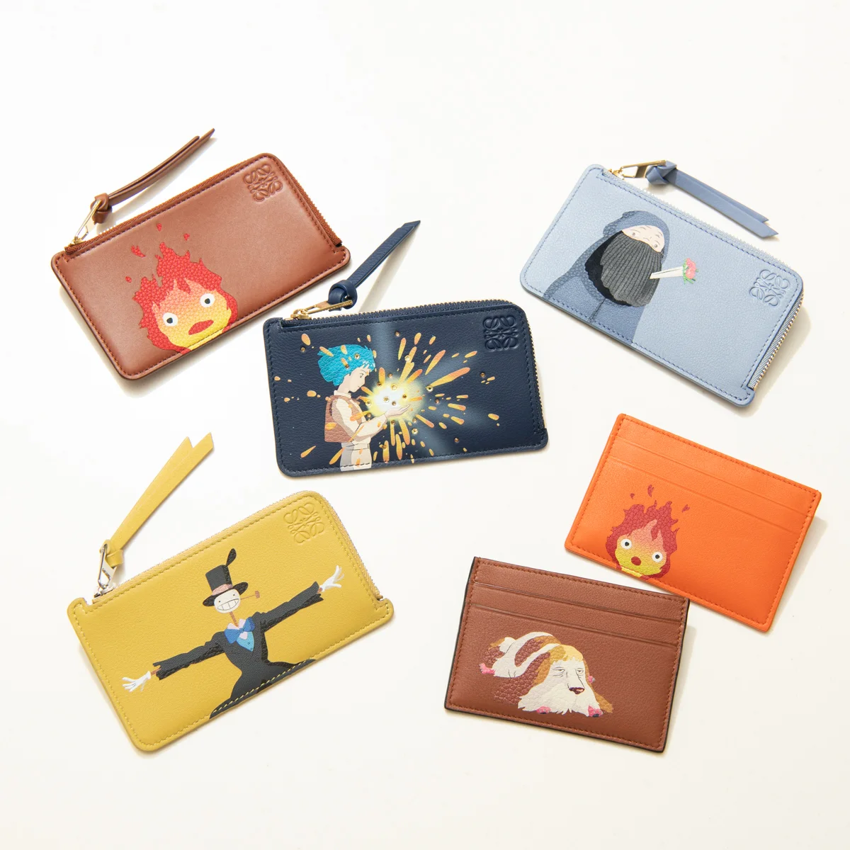 送料無料】 LOEWE ジブリ ハウルの動く城 カルシファー コインカード