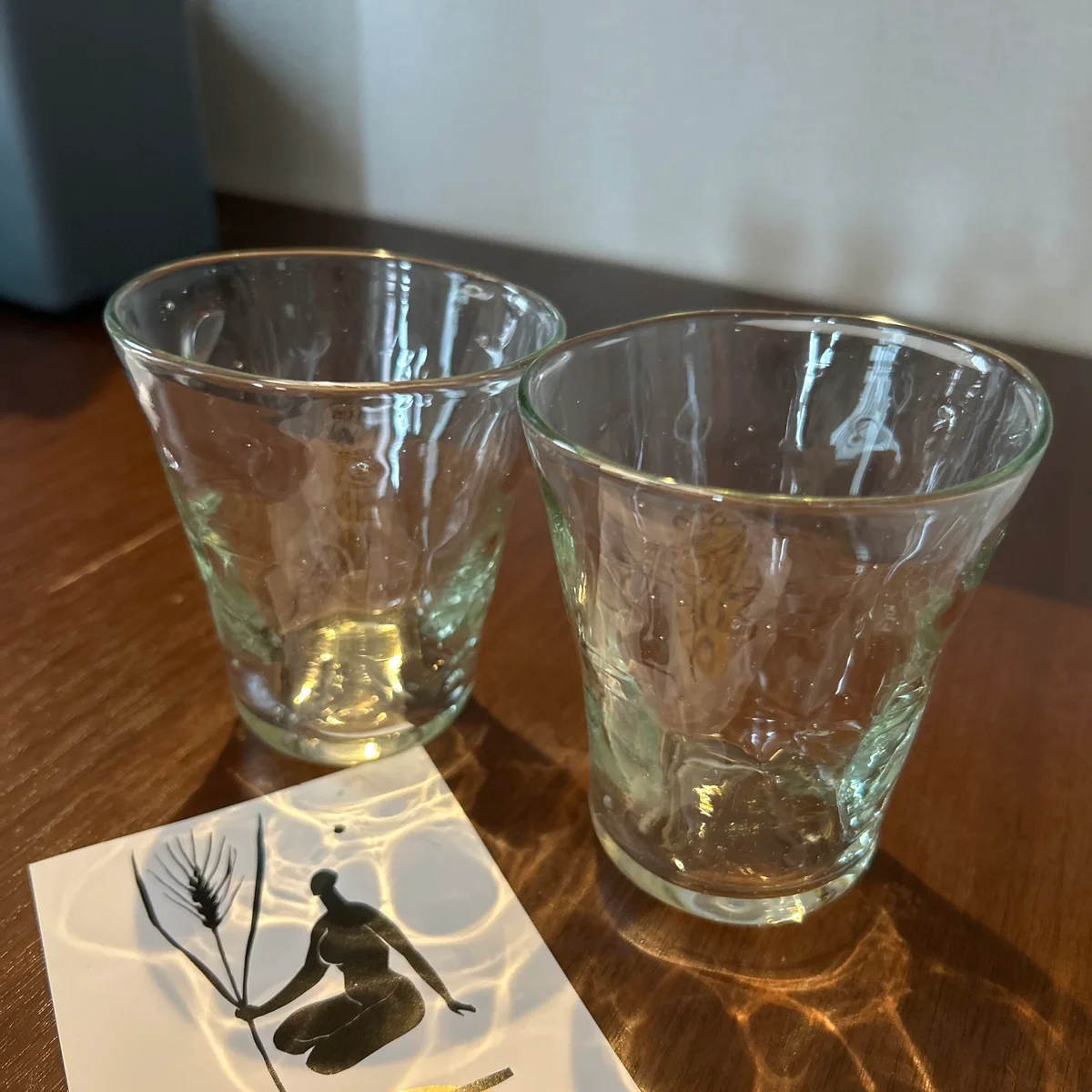 那須塩原で出合った、おおやぶみよさんの個性豊かなグラス #深夜のこっそり話 #2292