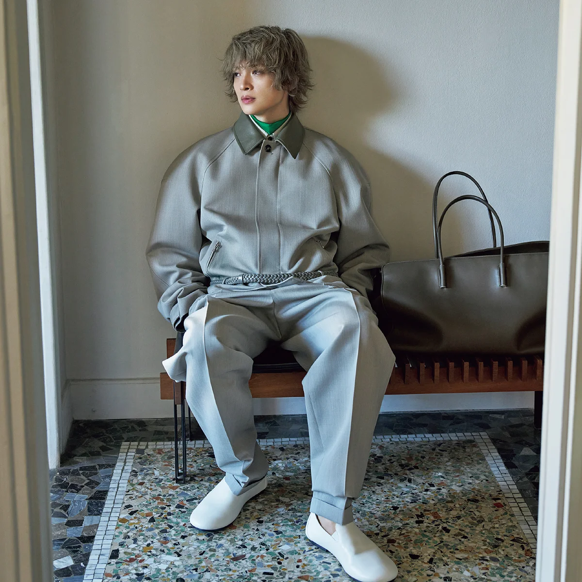 玉森裕太がミラノで纏う、新生BOTTEGA VENETA
