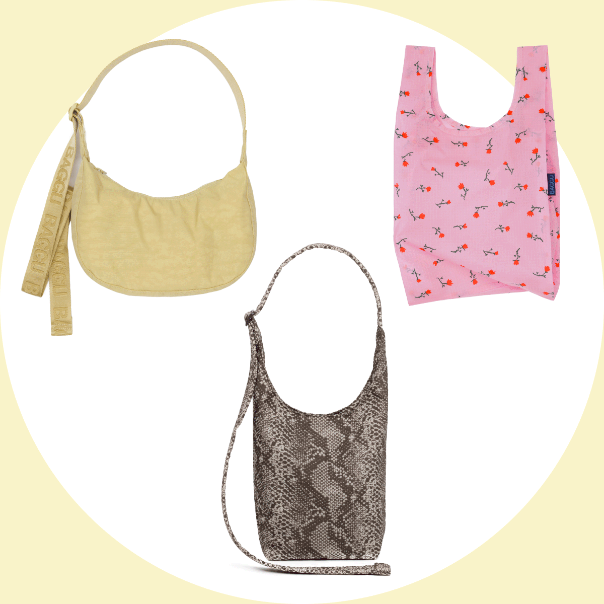 【BAGGU(バグゥ)】のバッグ6選。エコバッグの新色や話題のトラベルバッグなど、日常を彩るアイテムをチェック