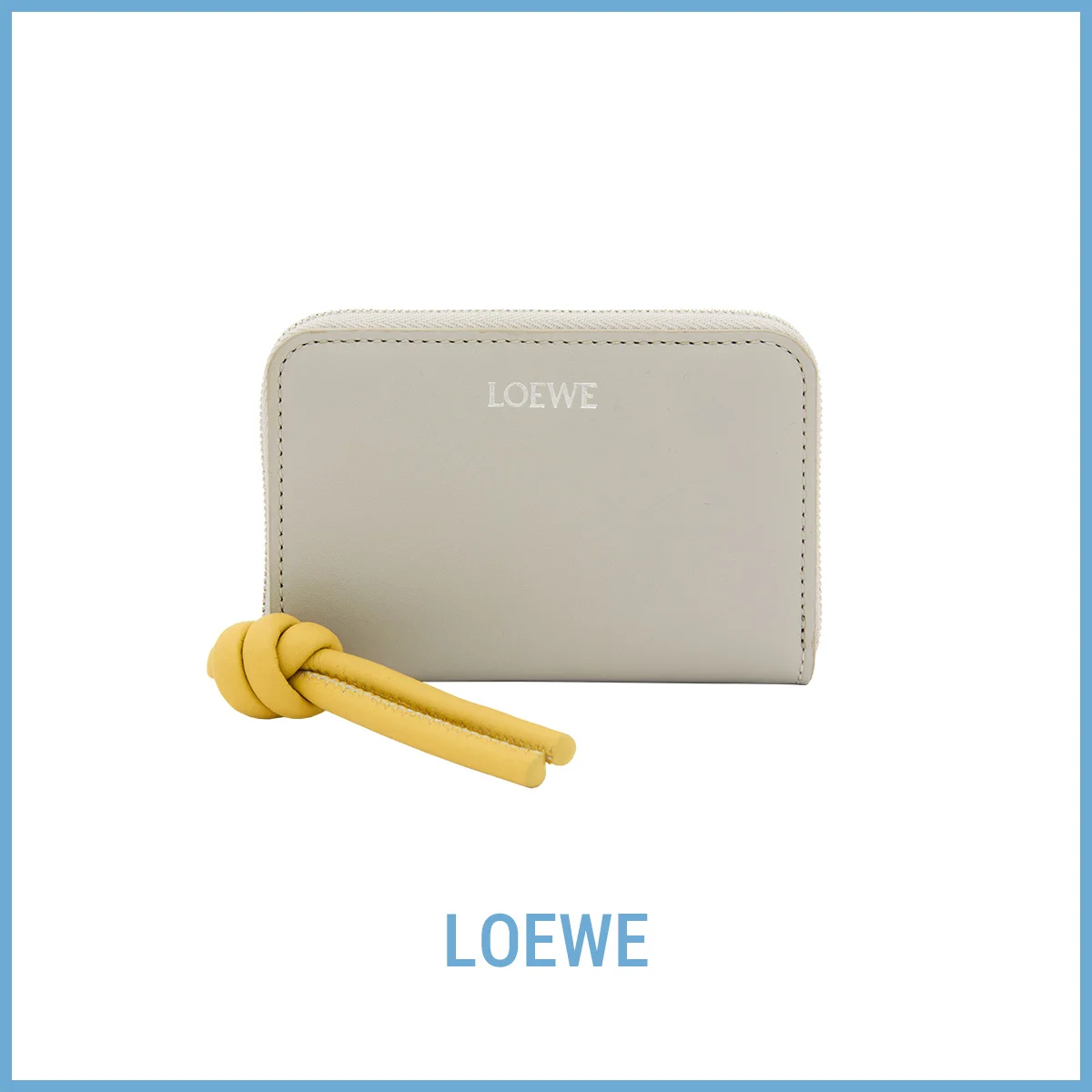 【ロエベ】の財布。持つだけで品を添えてくれる、グレイッシュカラー