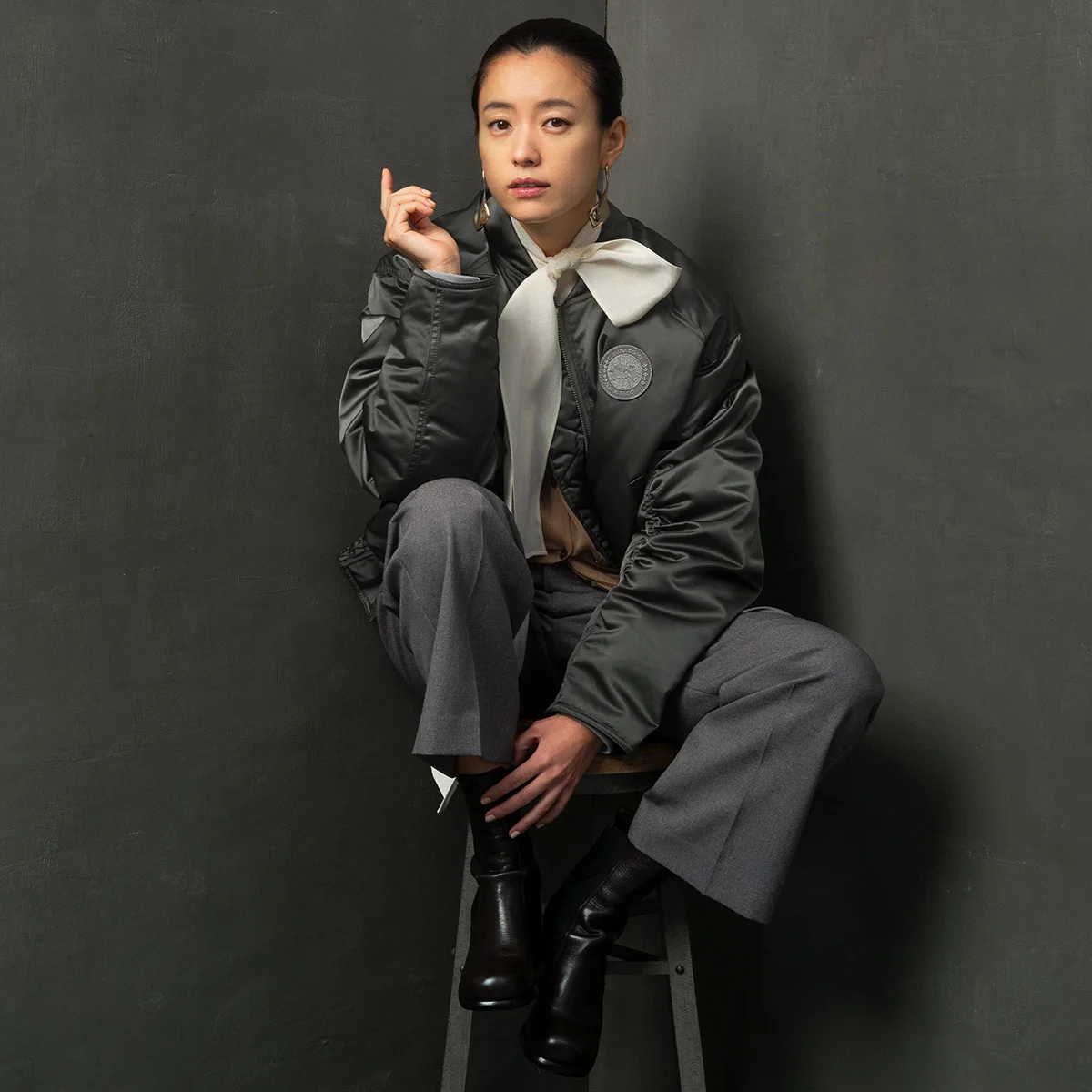 ハン・ヒョジュがモードにまとうCANADA GOOSE