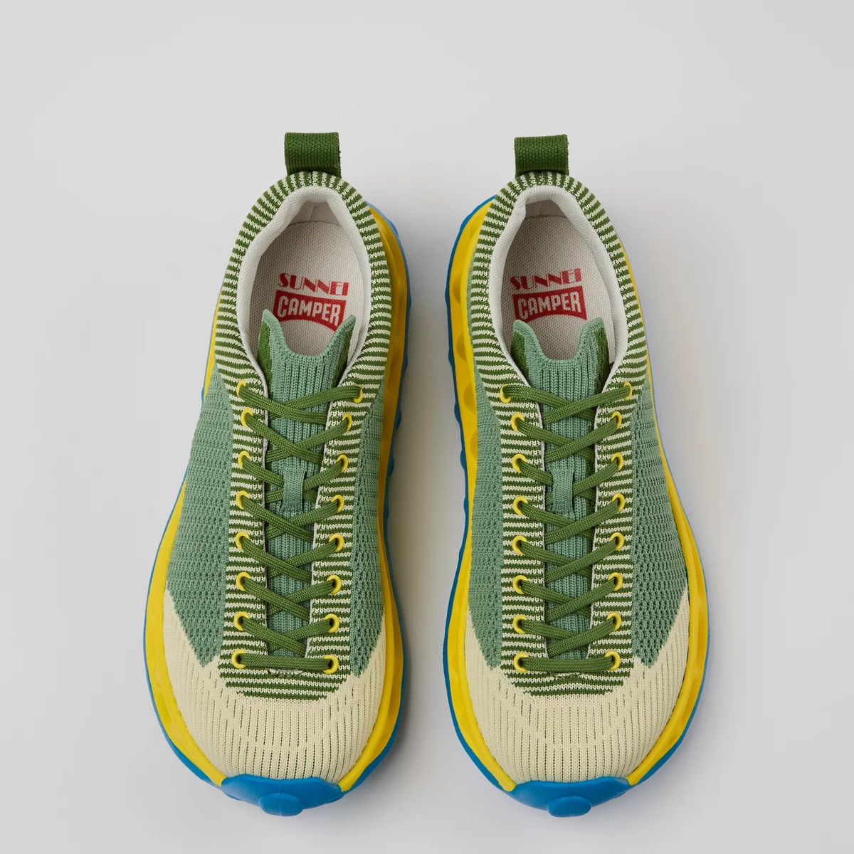 【カンペール】と【スンネイ】のコラボシューズ第4弾！ プレイフルなカラーのスニーカーがラインナップ