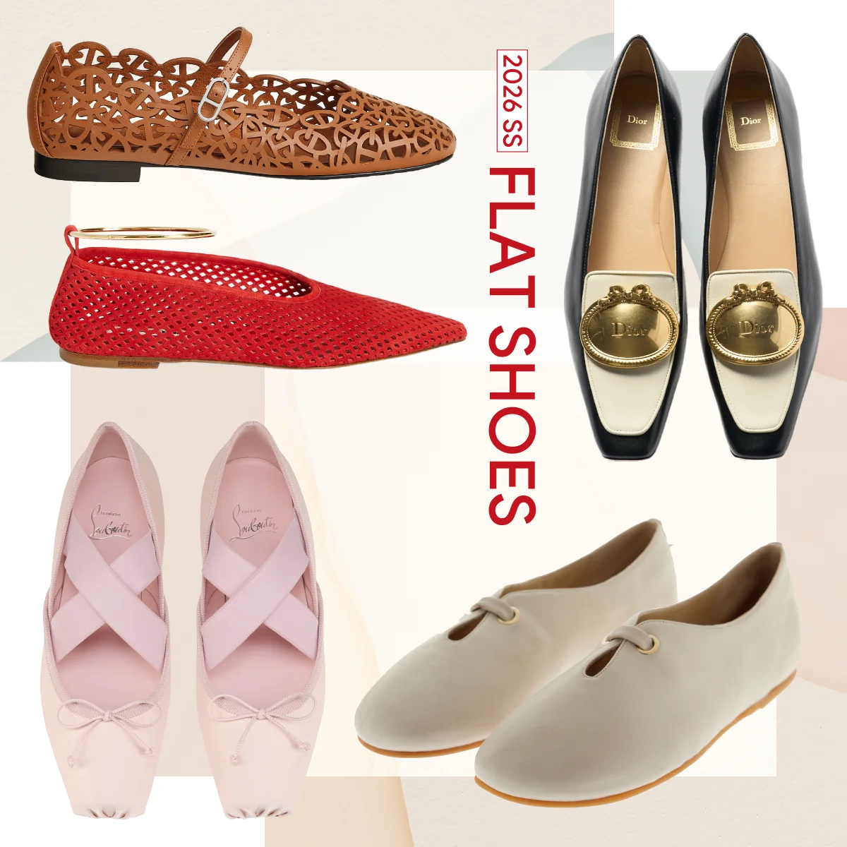 足もとにときめきを運んでくる【フラットシューズ】5選