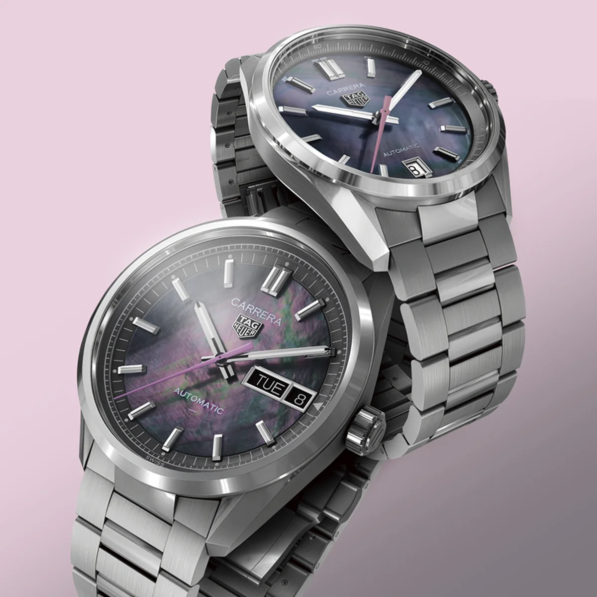 【タグ・ホイヤー】日本限定！ ピンクの秒針で華やぐ新作をパートナーとのペアウォッチにも