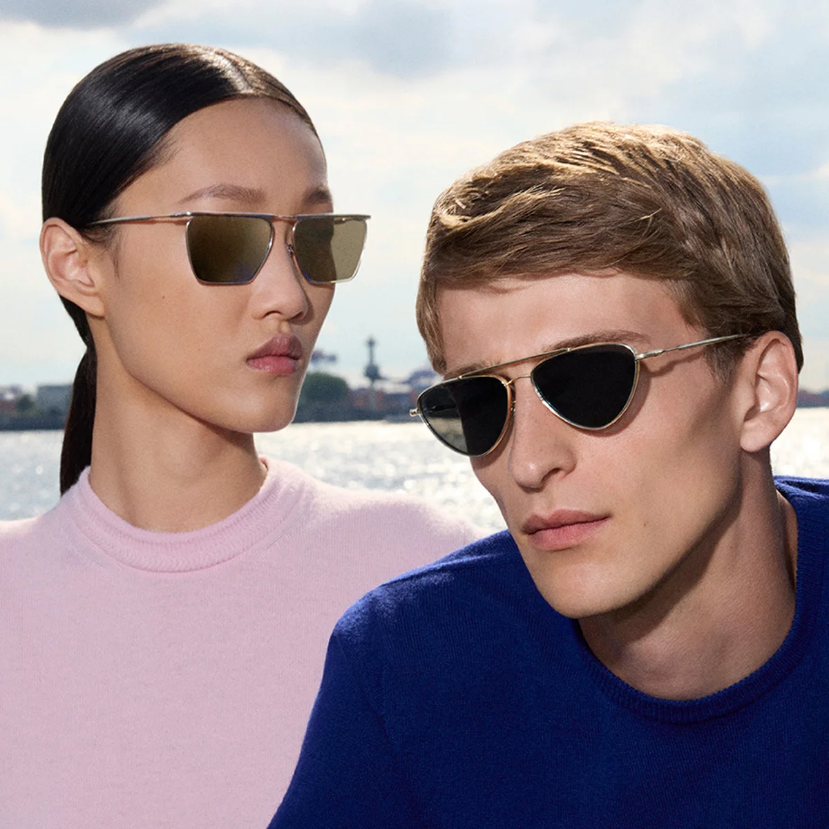 【ジル サンダー】と【オリバーピープルズ】のコラボサングラス第1弾が発売！ 彫刻的でモダンな全６型が登場