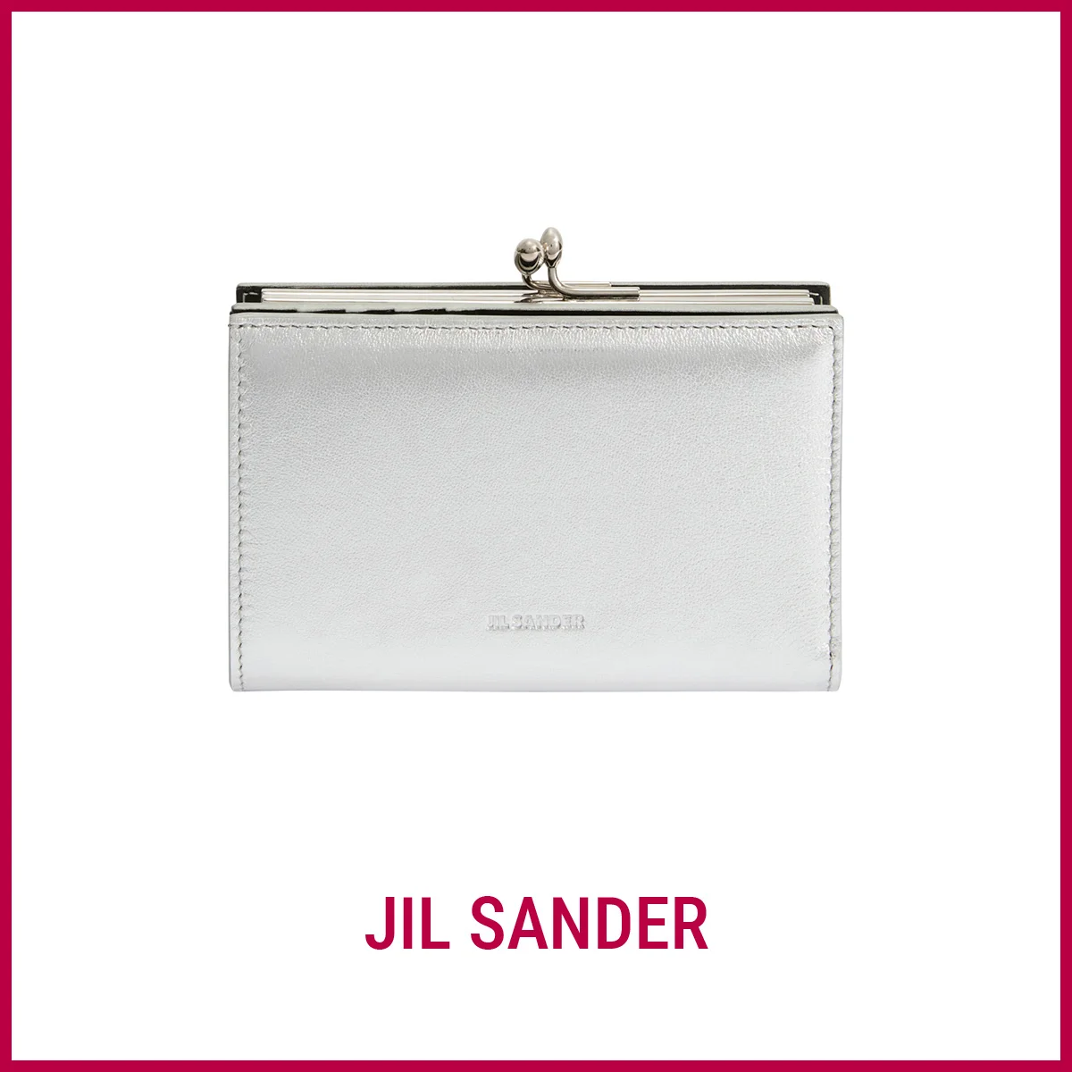 【ジル サンダー】の財布。定番ウォレットに、ホリデーのときめきを添えて