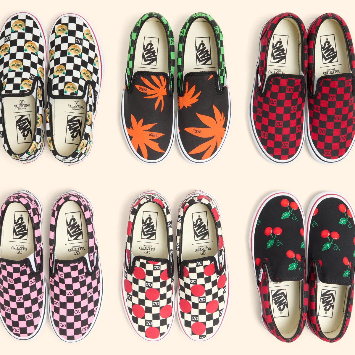 【ヴァレンティノ ガラヴァーニ】より、ヴァンズとのコラボレーション第2弾！ スニーカー6柄が登場