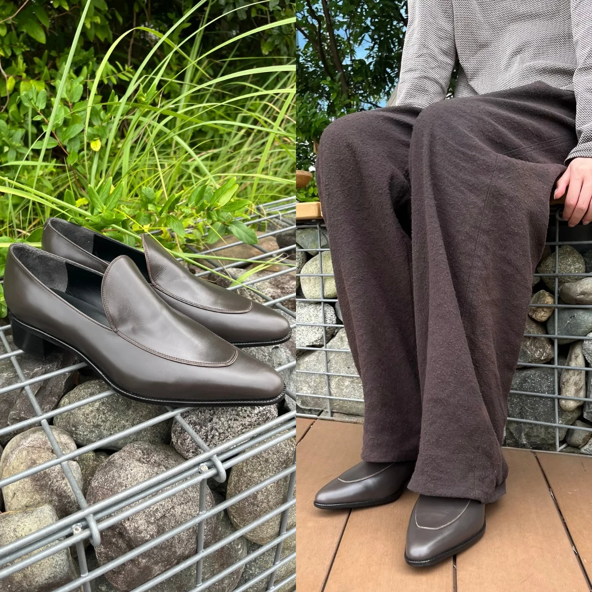 歩きやすくて美しい「ローファー」が登場！どんなスタイルにも合わせやすいダークブラウンを【KATIM】で別注！