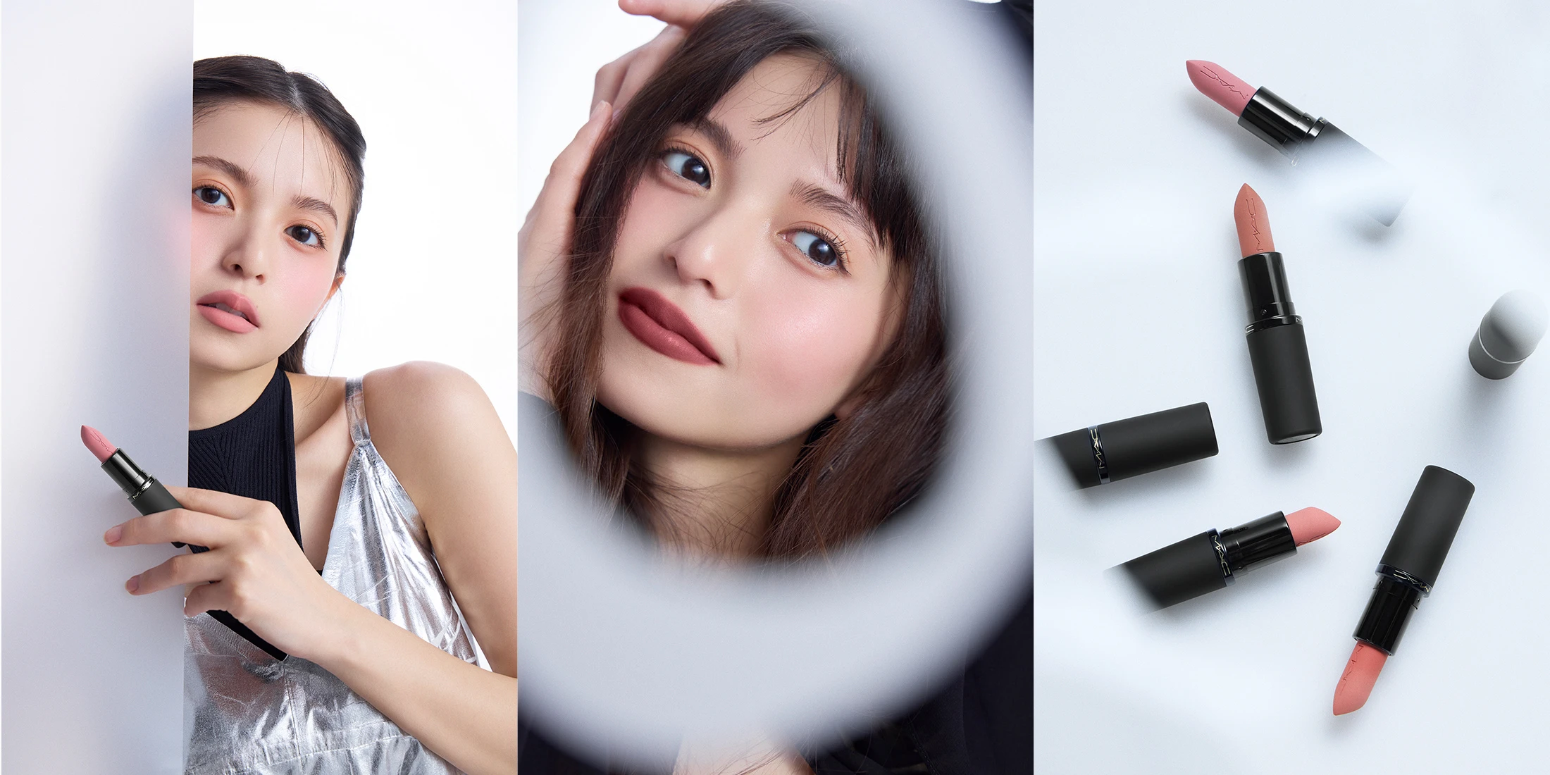 齋藤飛鳥を彩る、キスの余韻――M·A·C POWDER KISS