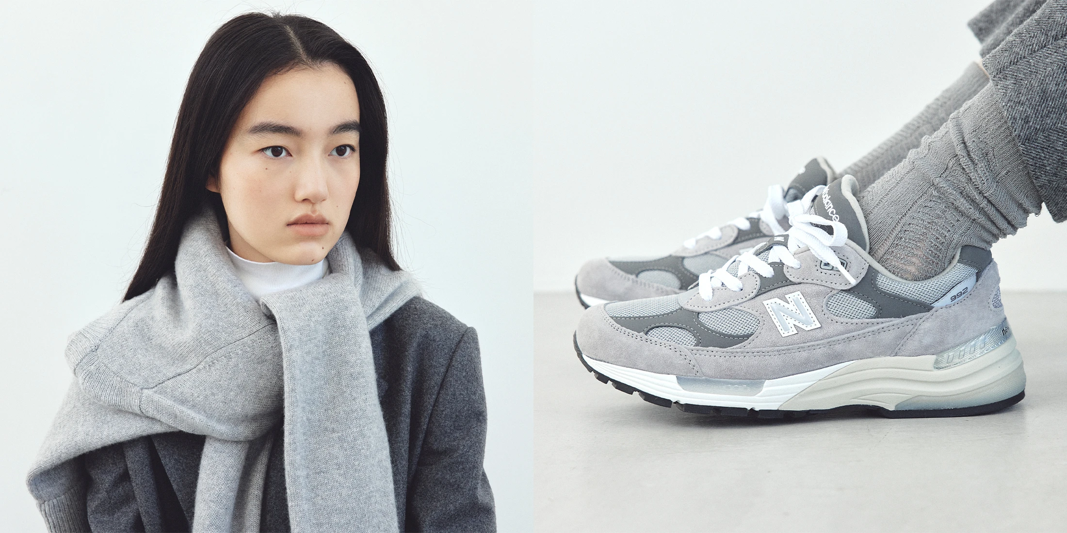 永遠の定番スニーカー、「992」で作るスタイル