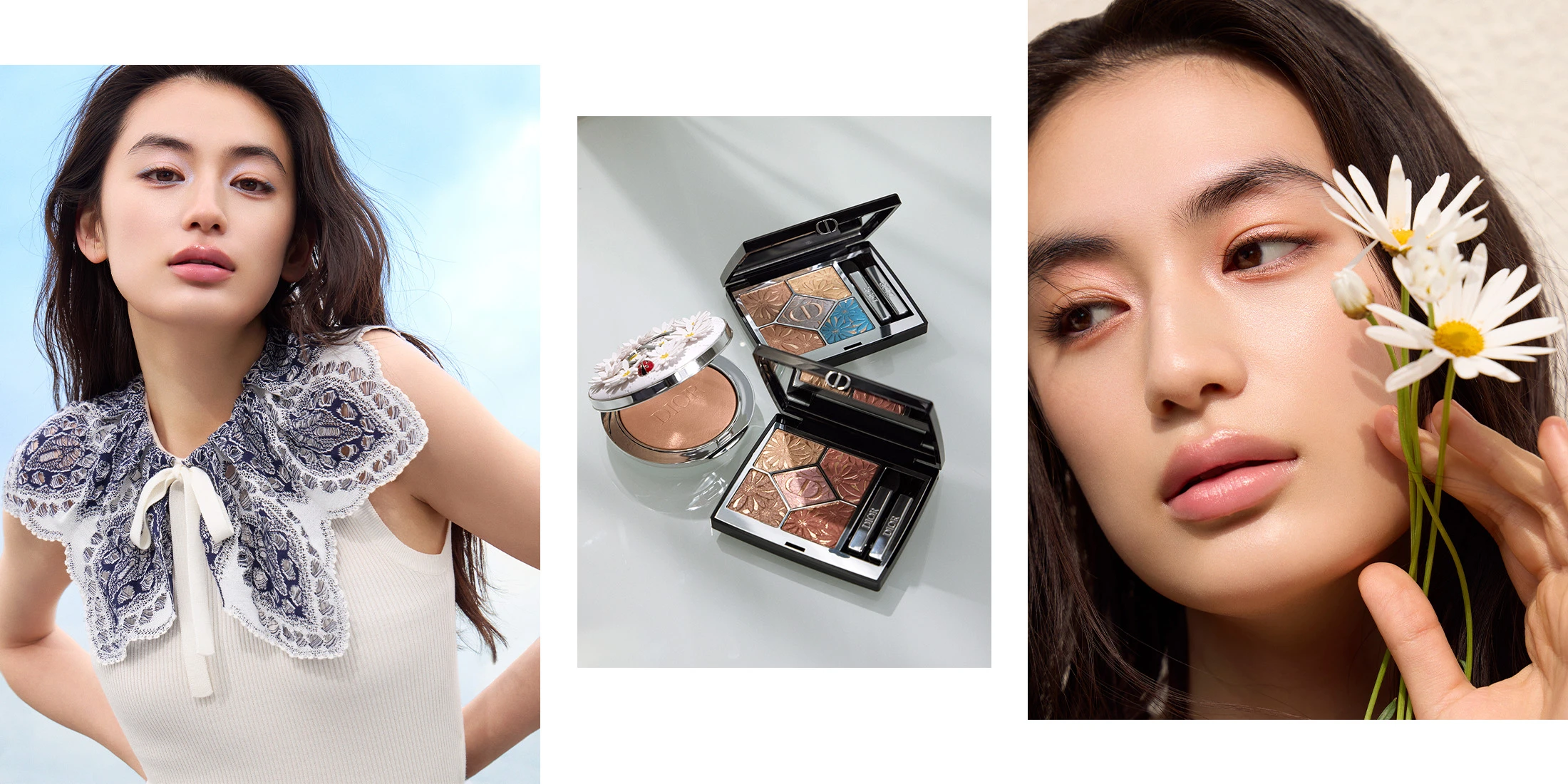 ディオール、夏の色彩を八木莉可子がまとう